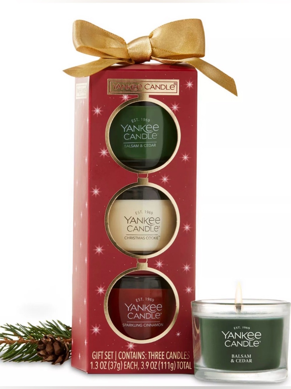 Yankee Candle NIB Christmas Classics Gift Set